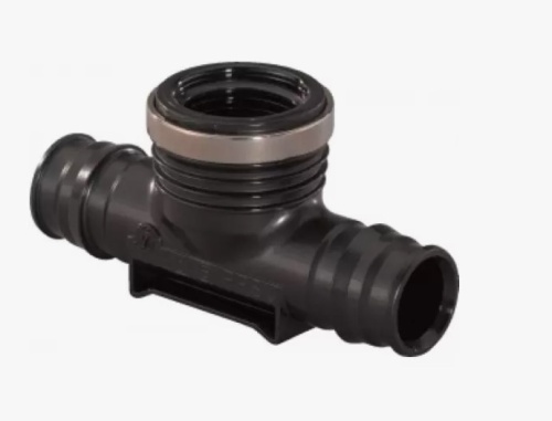 Тройник Q&E Uponor PPSU с внутр. резьбой 16*1/2*16 купить 