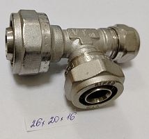 Цанговый Тройник 20-20-16 Валтек цена 