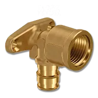 Водорозетка Smart Aqua латунная для труб PE-Xa длинная 16-Rp1/2"ВР L=49мм, тип 1 '40Ф цена 