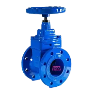 Задвижка чугунная с обрезиненным клином Ду 40 REON тип RSV04 (PN16, Тmax=120°С) цена 