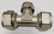 Цанговый Тройник редукционный 32х26х32 Henco цена 