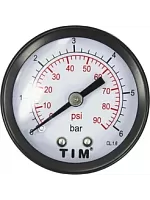 Манометр аксиальный 6 бар  Tim цена 